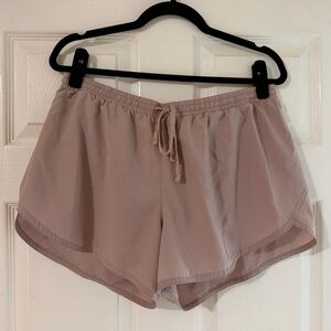 Women's Tan Running Shorts
